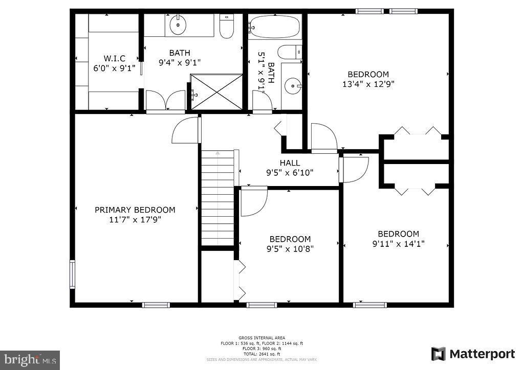 8292 Lindside Way Springfield, VA 22153 - Photo 49 of 51 bedroom level floorplan