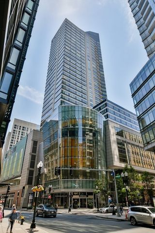 a view of a street with a building