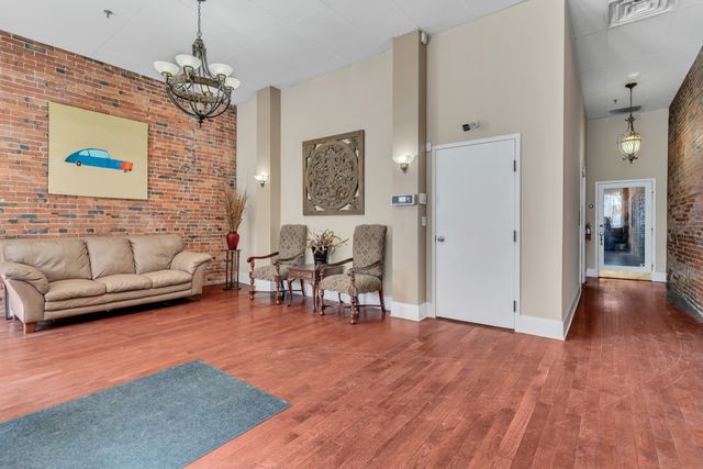 a front view of a building