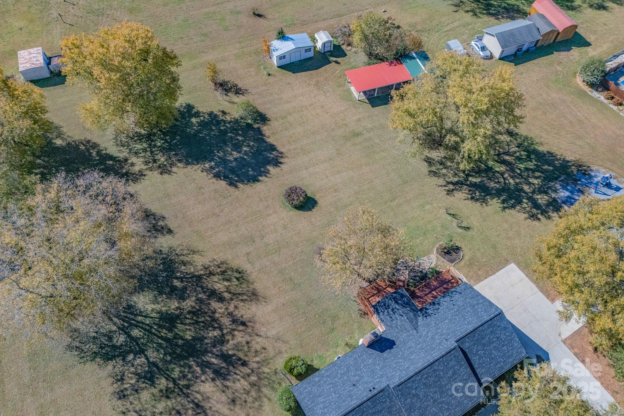 3105 West Zion Church Road Shelby, NC 28150 - Photo 28 of 44 an aerial view of a house