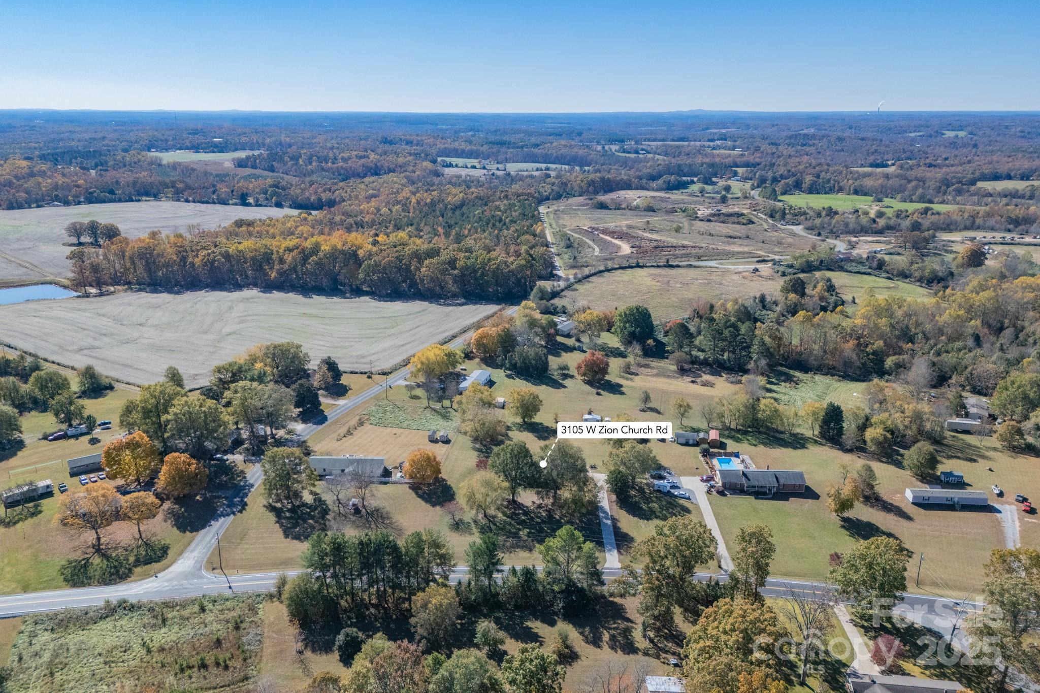 3105 West Zion Church Road Shelby, NC 28150 - Photo 42 of 44 an aerial view of multiple house