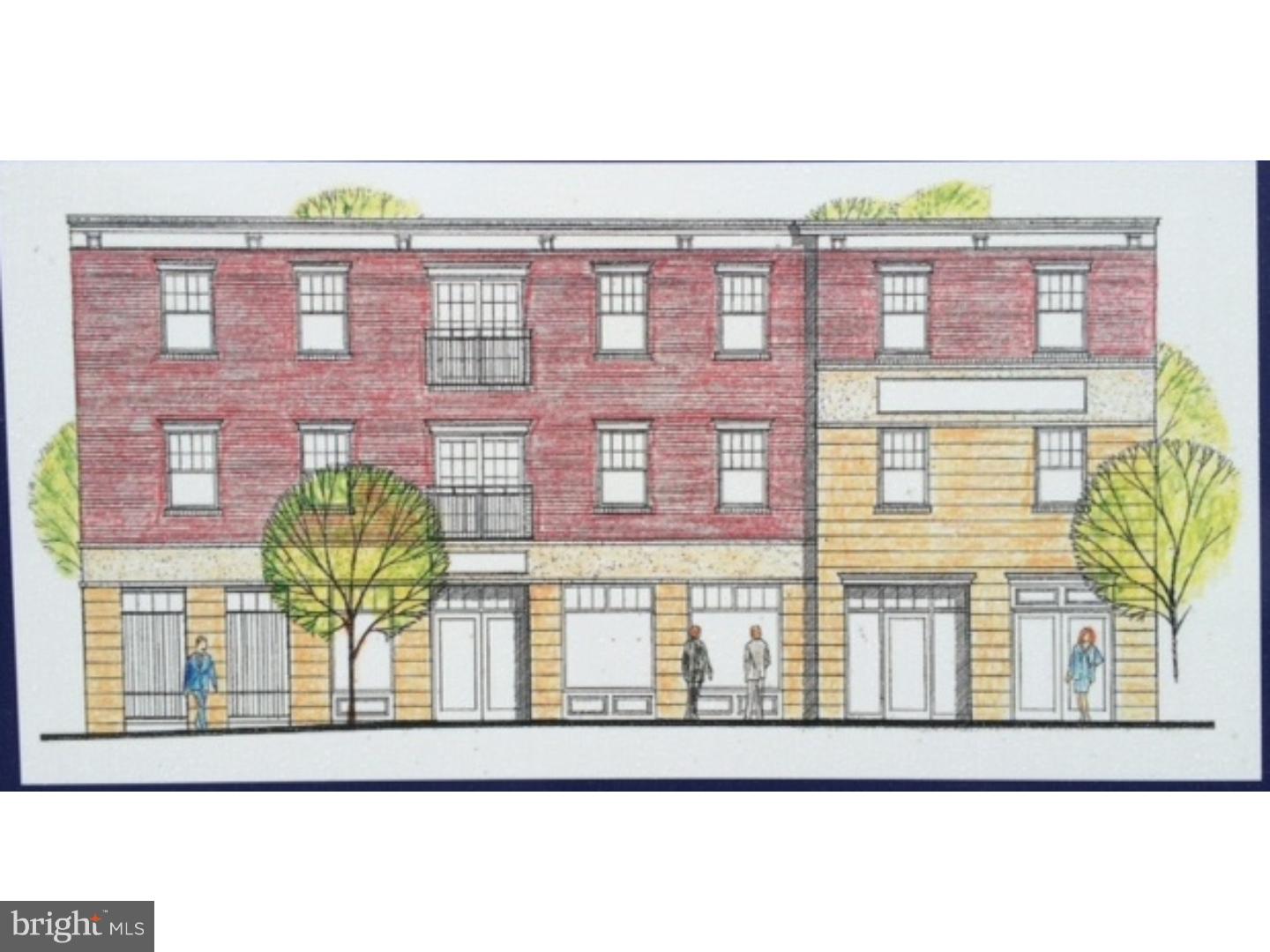 9 North 7th Street, Unit B Perkasie, PA 18944 - Photo 17 of 19 a black and white photo of a building