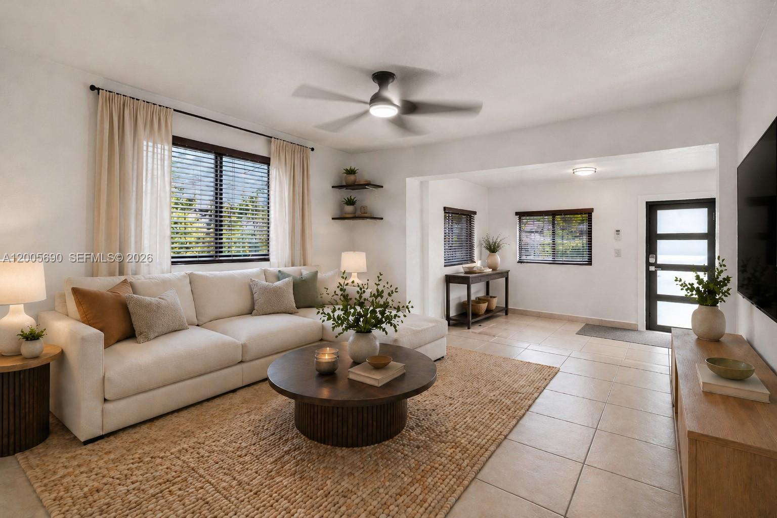944 Southwest 10th Avenue Miami, FL 33130 - Photo 3 of 37 Living Room - (Digitally enhanced)