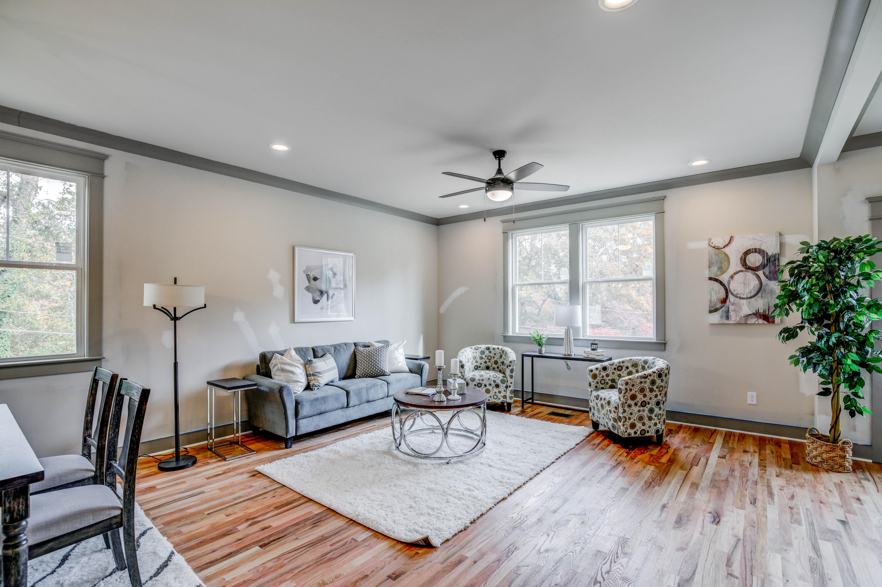 Open Floorplan w/ Rich Hardwood Floors