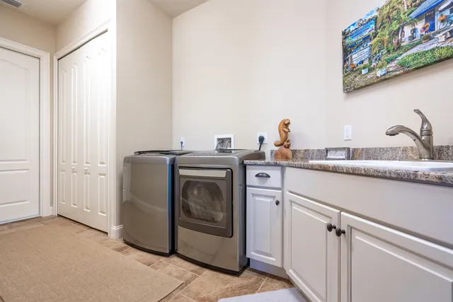 a swimming pool with outdoor seating yard and barbeque oven