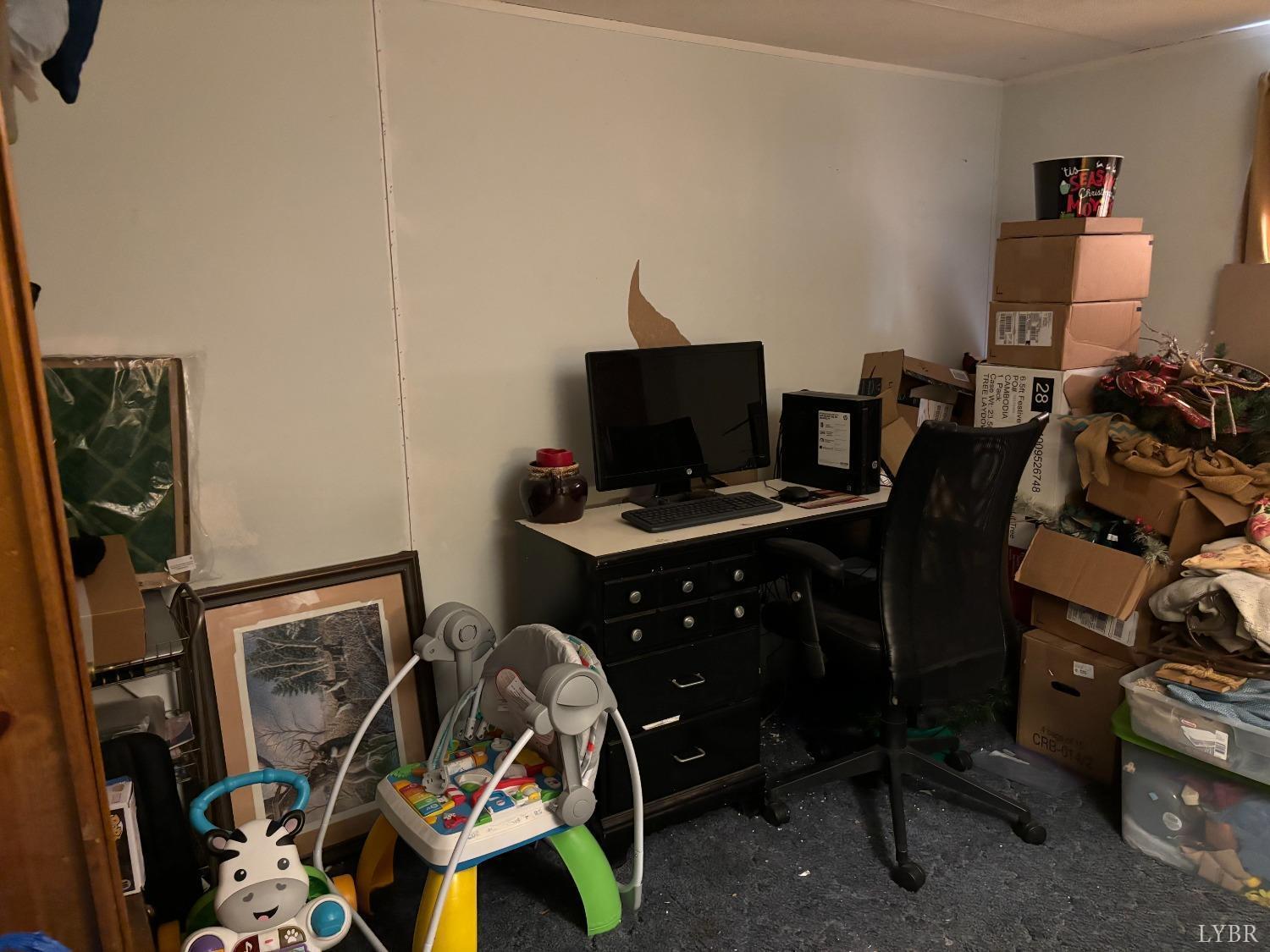 168 Victoria Drive Amherst, VA 24521 - Photo 5 of 9 a view of workspace with wooden floor windows