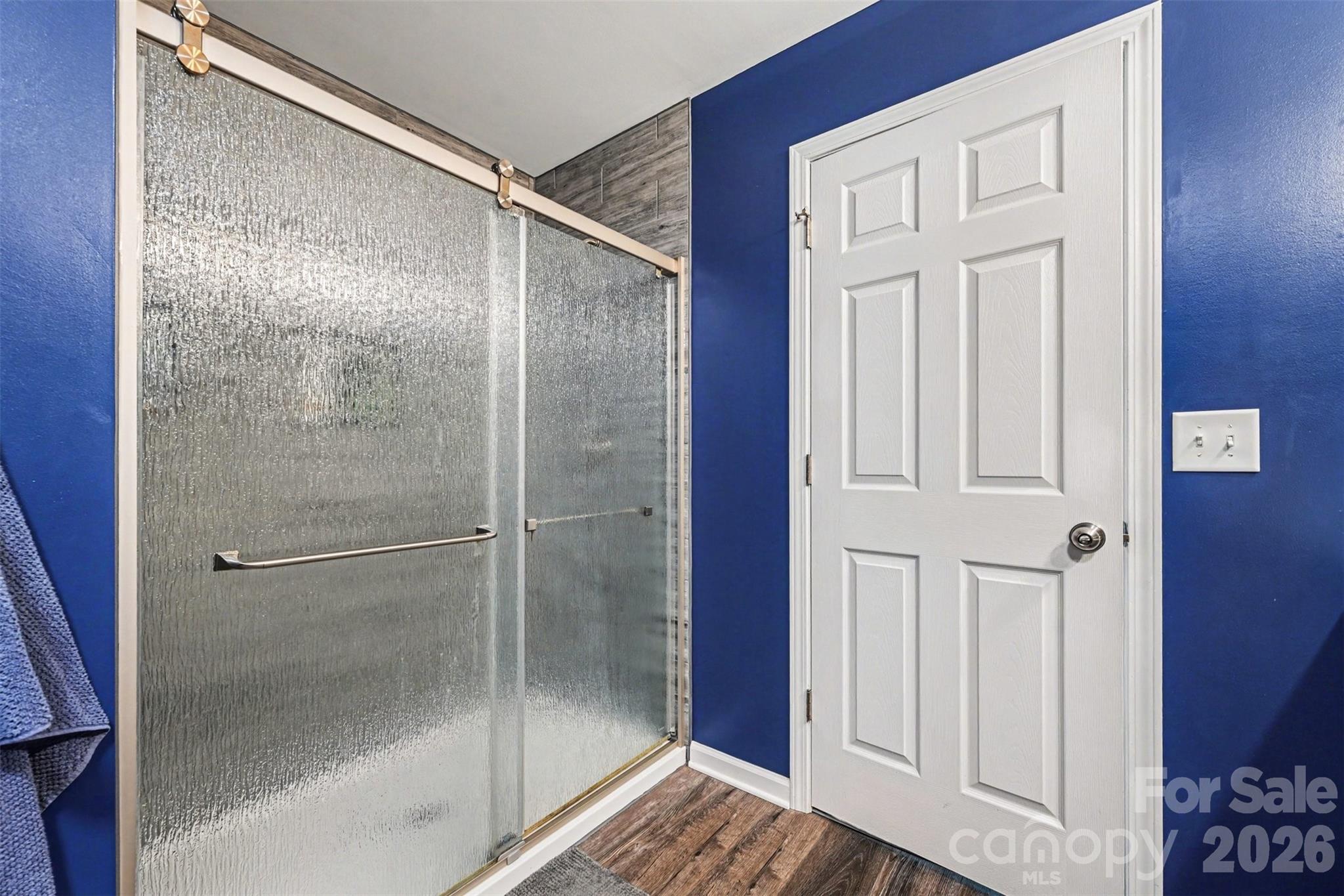391 Lone Tree Lane Clover, SC 29710 - Photo 14 of 27 a bathroom with a glass shower door