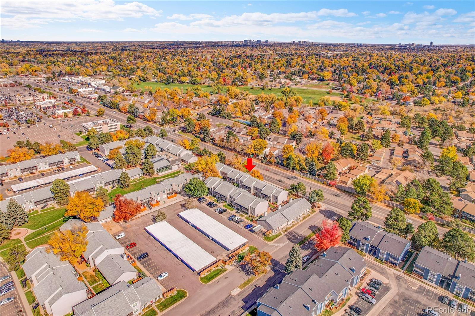 2301 East Fremont Avenue, Unit U05 Centennial, CO 80122 - Photo 28 of 33 an aerial view of a city