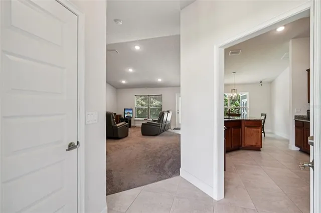 a view of a living room and a couch