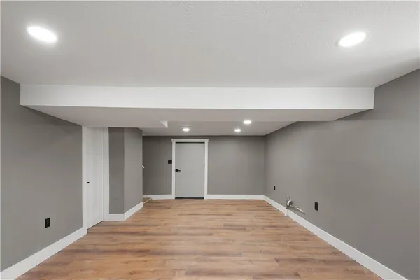 a view of empty room