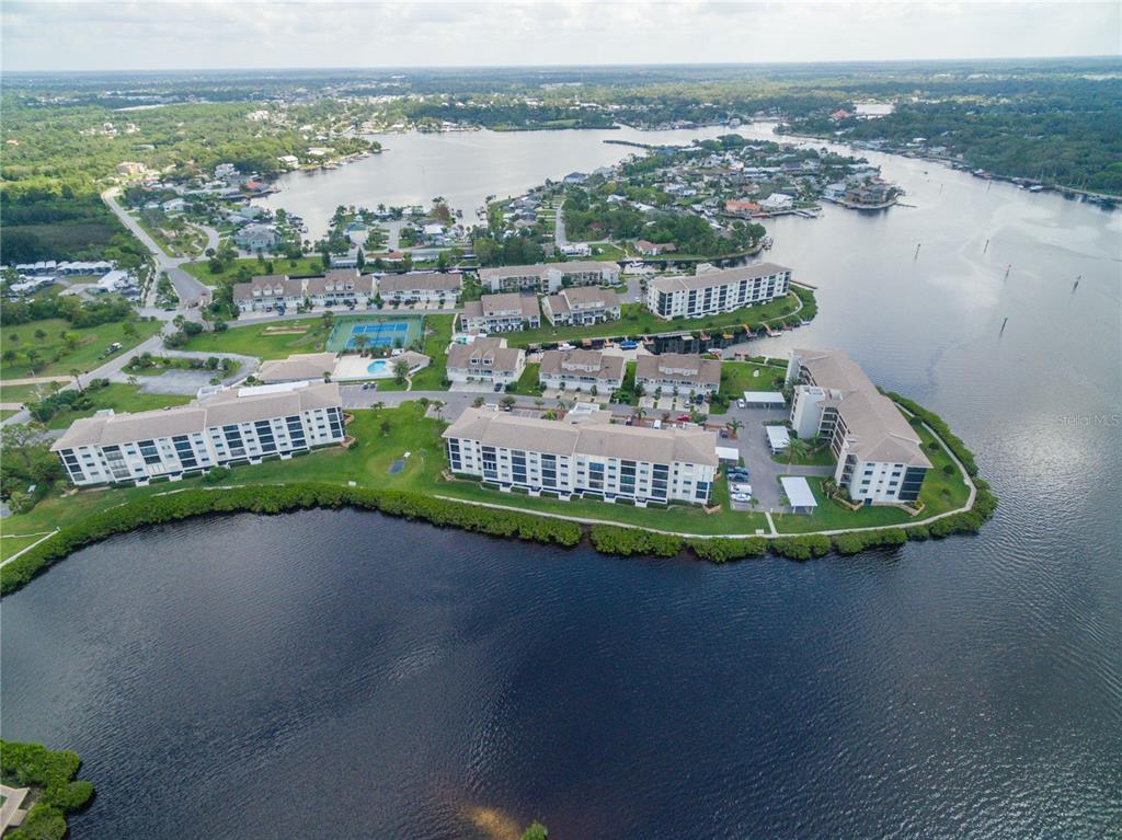 8211 Brent Street, Unit 816 Port Richey, FL 34668 - Photo 4 of 52 a view of a lake with a city view