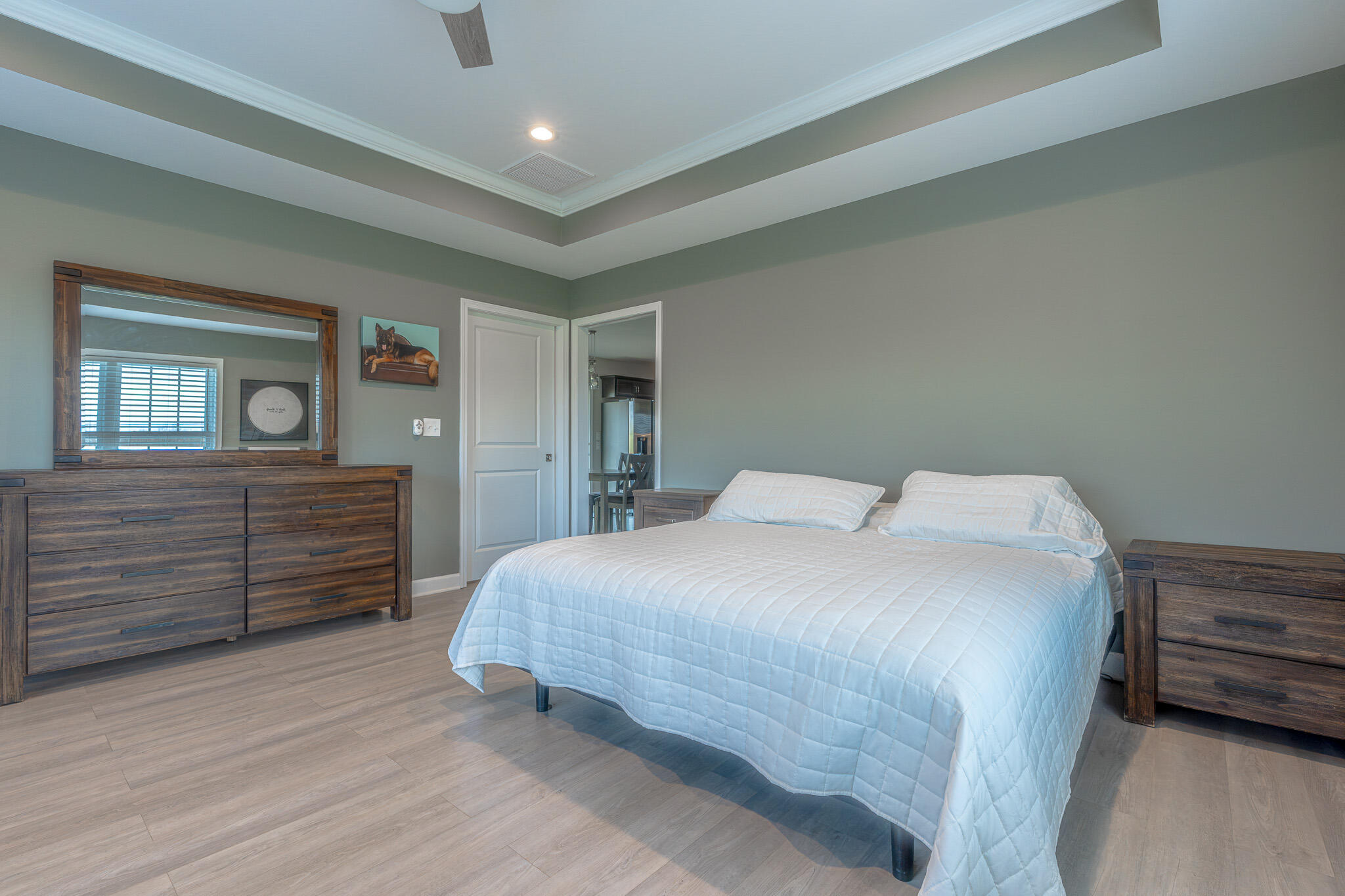 3546 Edwardsville Road Hardy, VA 24101 - Photo 8 of 29 a bedroom with a bed and wooden floor