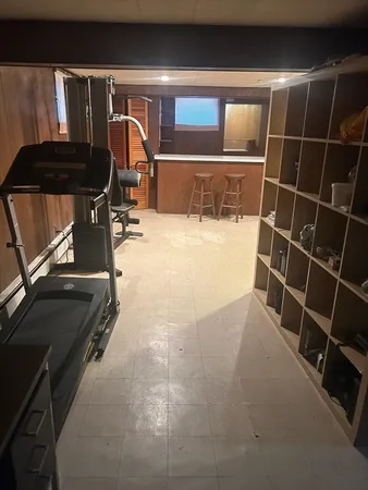 a view of storage and utility room