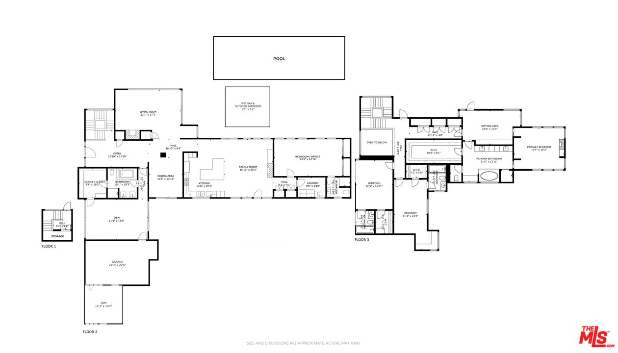 3114 Streamview Lane Studio City, CA 91604 - Photo 74 of 75 a picture of floor plan