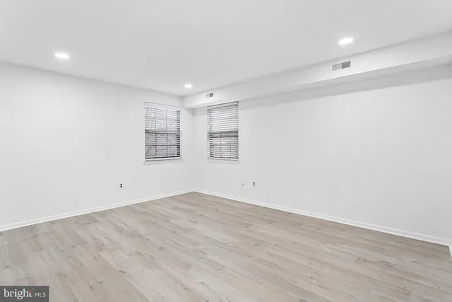 wooden floor in a room