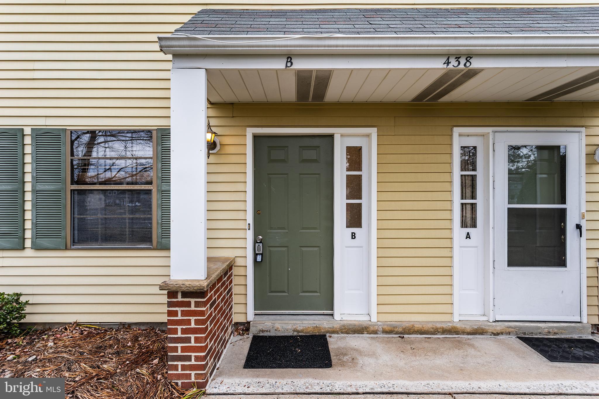438 B Willow Turn Mount Laurel, NJ 08054 - Photo 5 of 27 a view of a entryway door front of a house