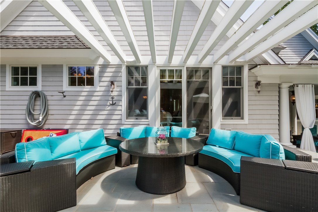 171 Eustis Avenue Newport, RI 02840 - Photo 10 of 39 Master Bedroom leads out to pergola sitting area