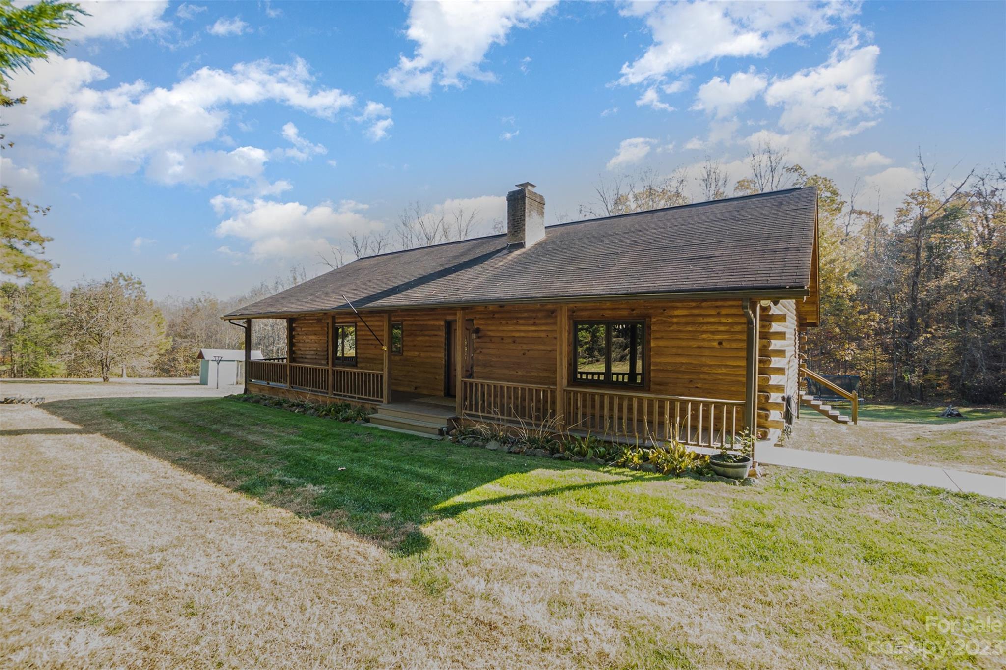 494 Graystone Road Rockwell, NC 28138 - Photo 2 of 36 a front view of a house with garden