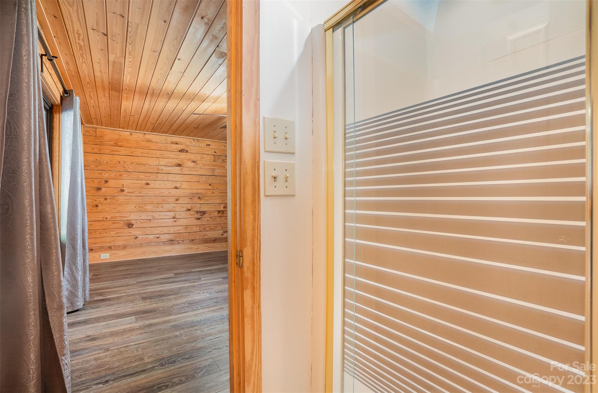 494 Graystone Road Rockwell, NC 28138 - Photo 28 of 36 a view of a door and wooden floor