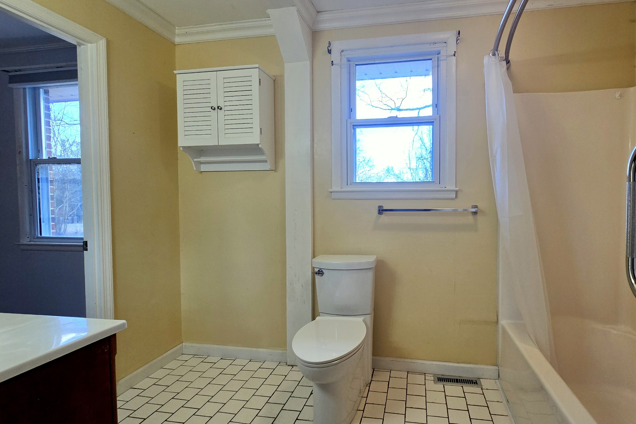 3467 Shouse Road Santa Fe, TN 38482 - Photo 30 of 55 a bathroom with a granite countertop toilet and a sink