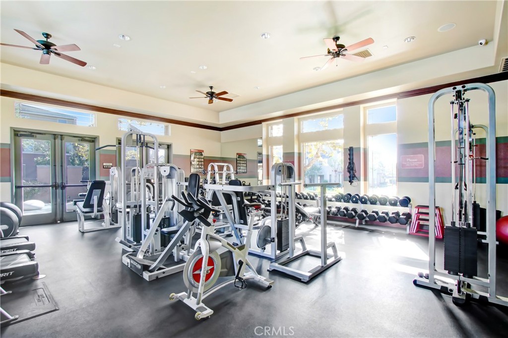12422 Benton Drive, Unit 1 Rancho Cucamonga, CA 91739 - Photo 20 of 20 a view of a room with gym equipment