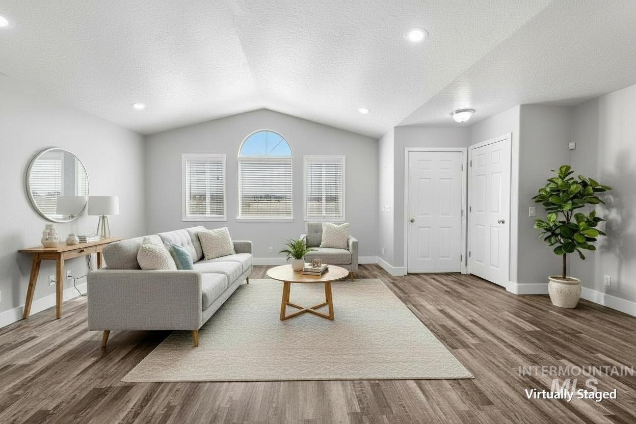 445 South College Street Oakley, ID 83346 - Photo 2 of 24 Vaulted ceiling featuring recessed lighting