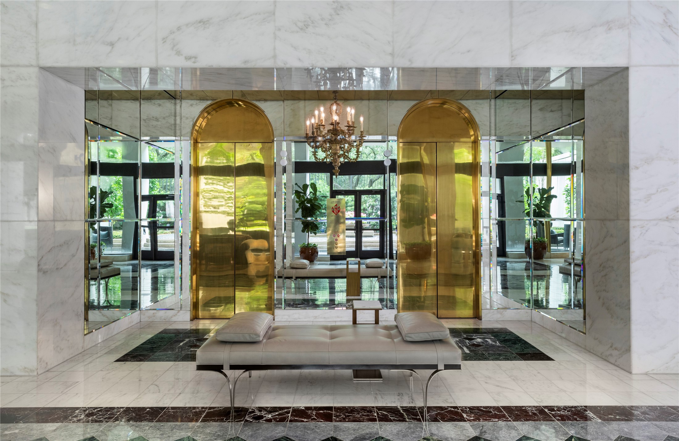 1111 Hermann Drive, Unit 28D Houston, TX 77004 - Photo 28 of 49 a view of swimming pool with a floor to ceiling window