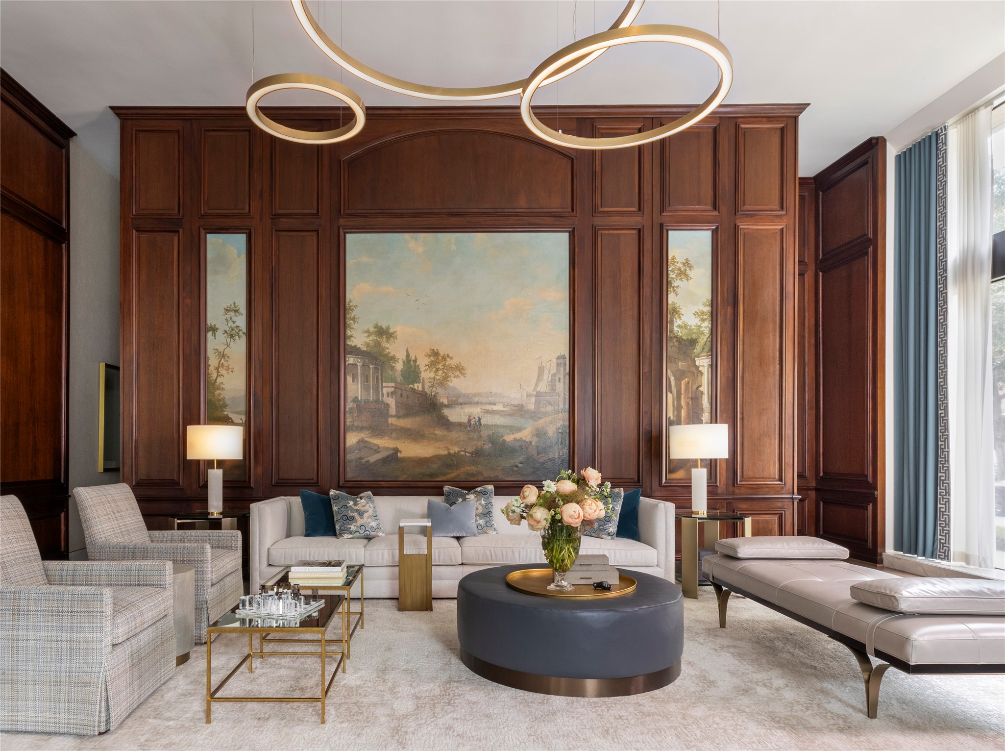 1111 Hermann Drive, Unit 28D Houston, TX 77004 - Photo 29 of 49 a living room with furniture and a large window