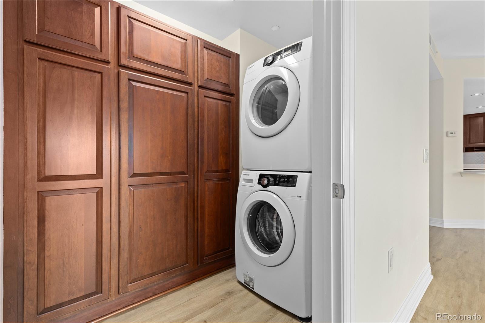 475 West 12th Avenue, Unit 6G Denver, CO 80204 - Photo 18 of 44 a utility room with dryer and washer