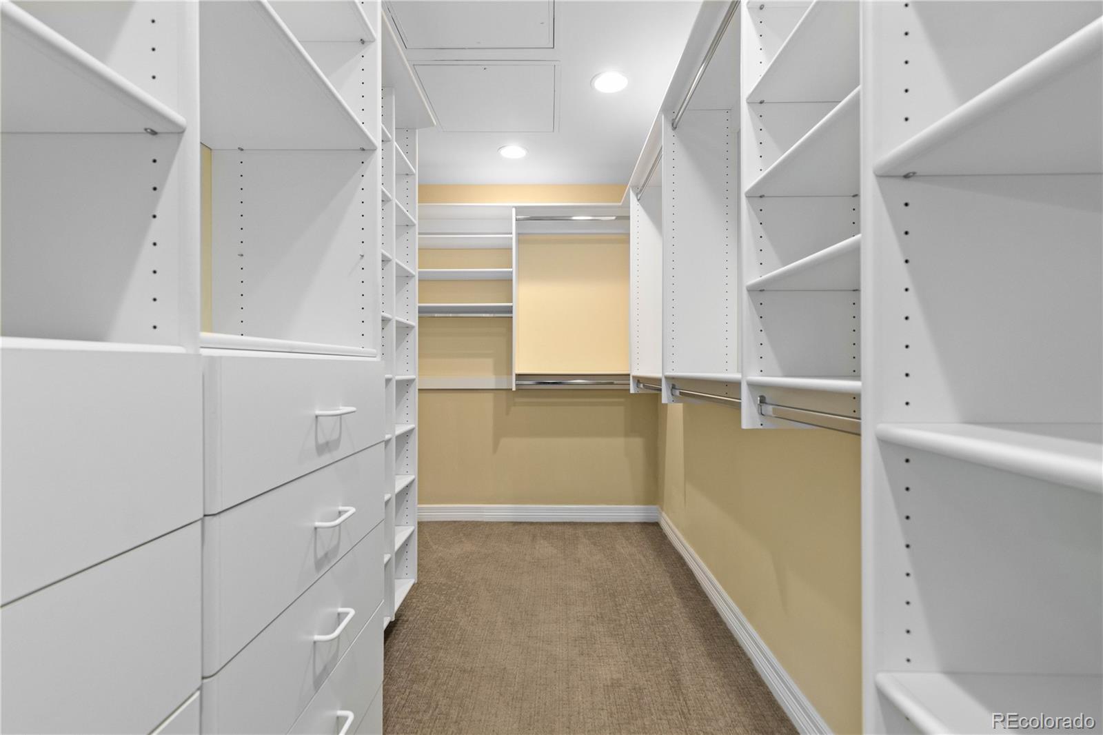 475 West 12th Avenue, Unit 6G Denver, CO 80204 - Photo 25 of 44 a view of an empty walk in closet