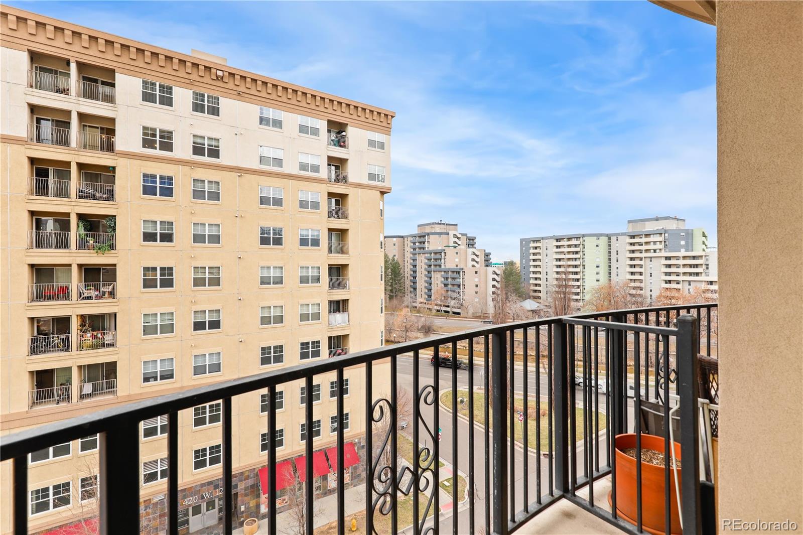 475 West 12th Avenue, Unit 6G Denver, CO 80204 - Photo 35 of 44 a view of city from balcony
