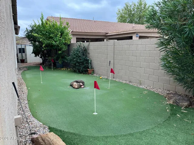 a view of a terrace with a sink