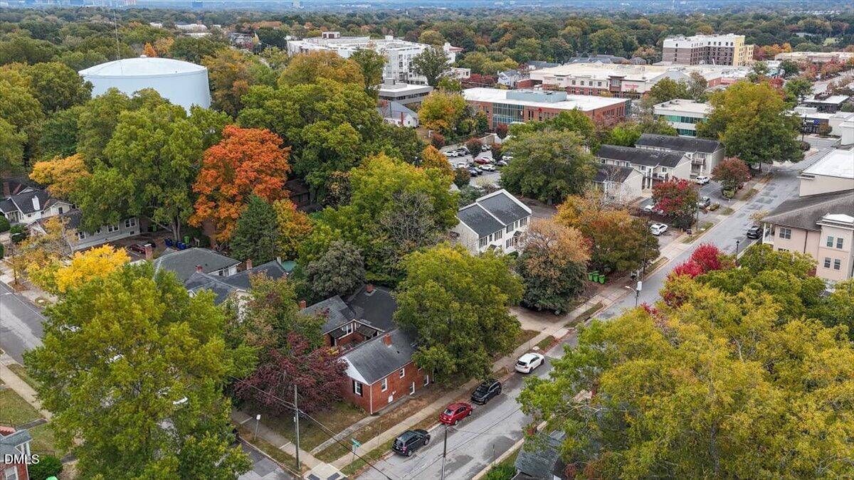 400 Chamberlain Street Raleigh, NC 27607 - Photo 11 of 23 an aerial view of residential houses with outdoor space and trees