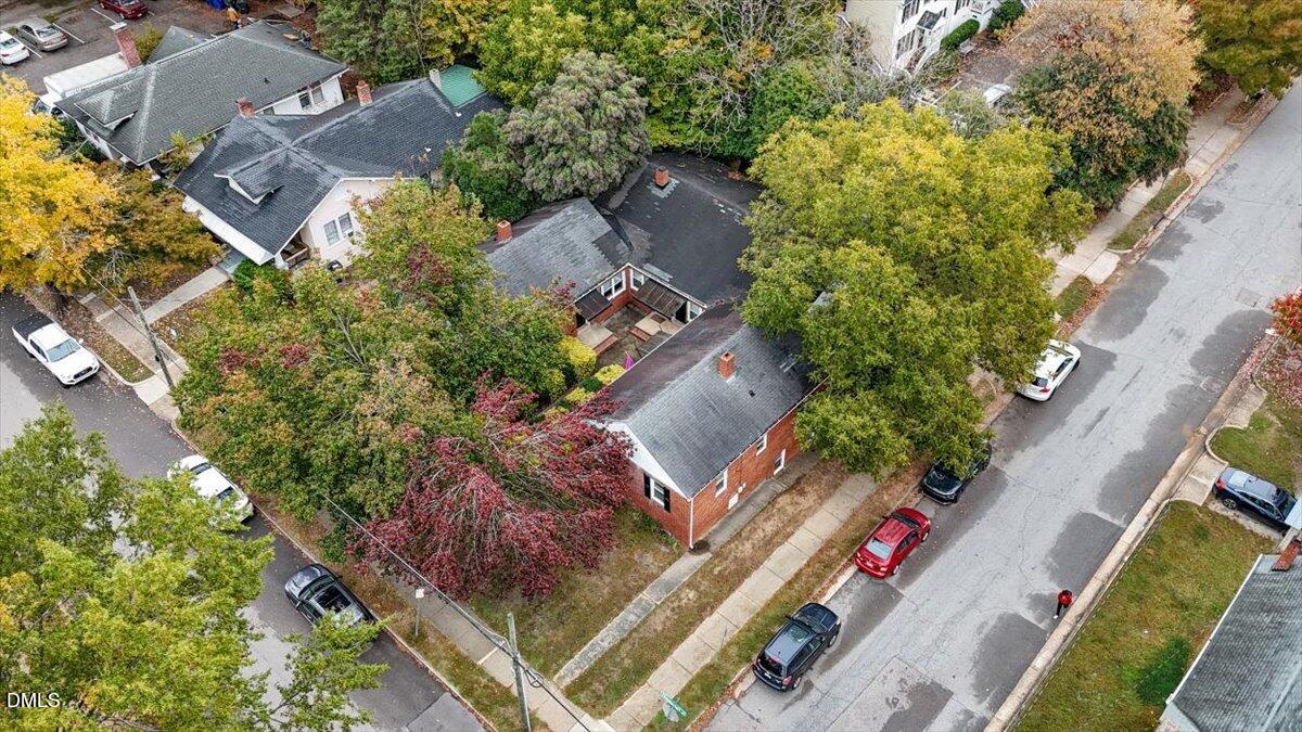 400 Chamberlain Street Raleigh, NC 27607 - Photo 9 of 23 an aerial view of house with yard