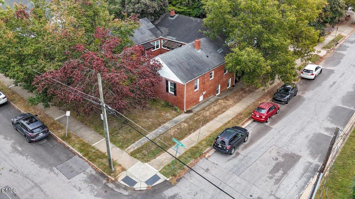 400 Chamberlain Street Raleigh, NC 27607 - Photo 10 of 23 an aerial view of a house with a yard