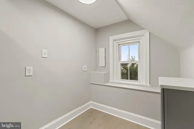 a small space with a window