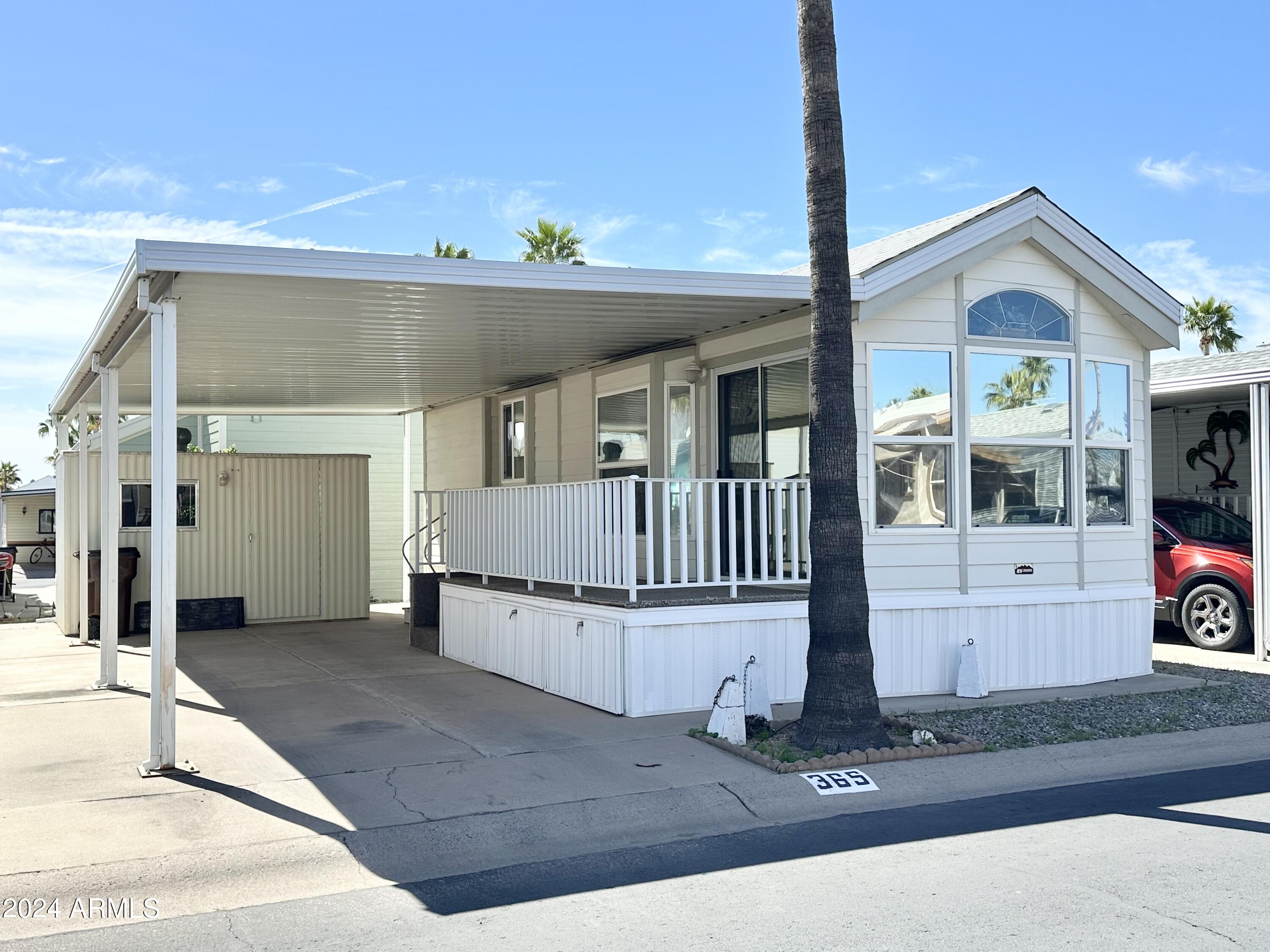a view of front door of house