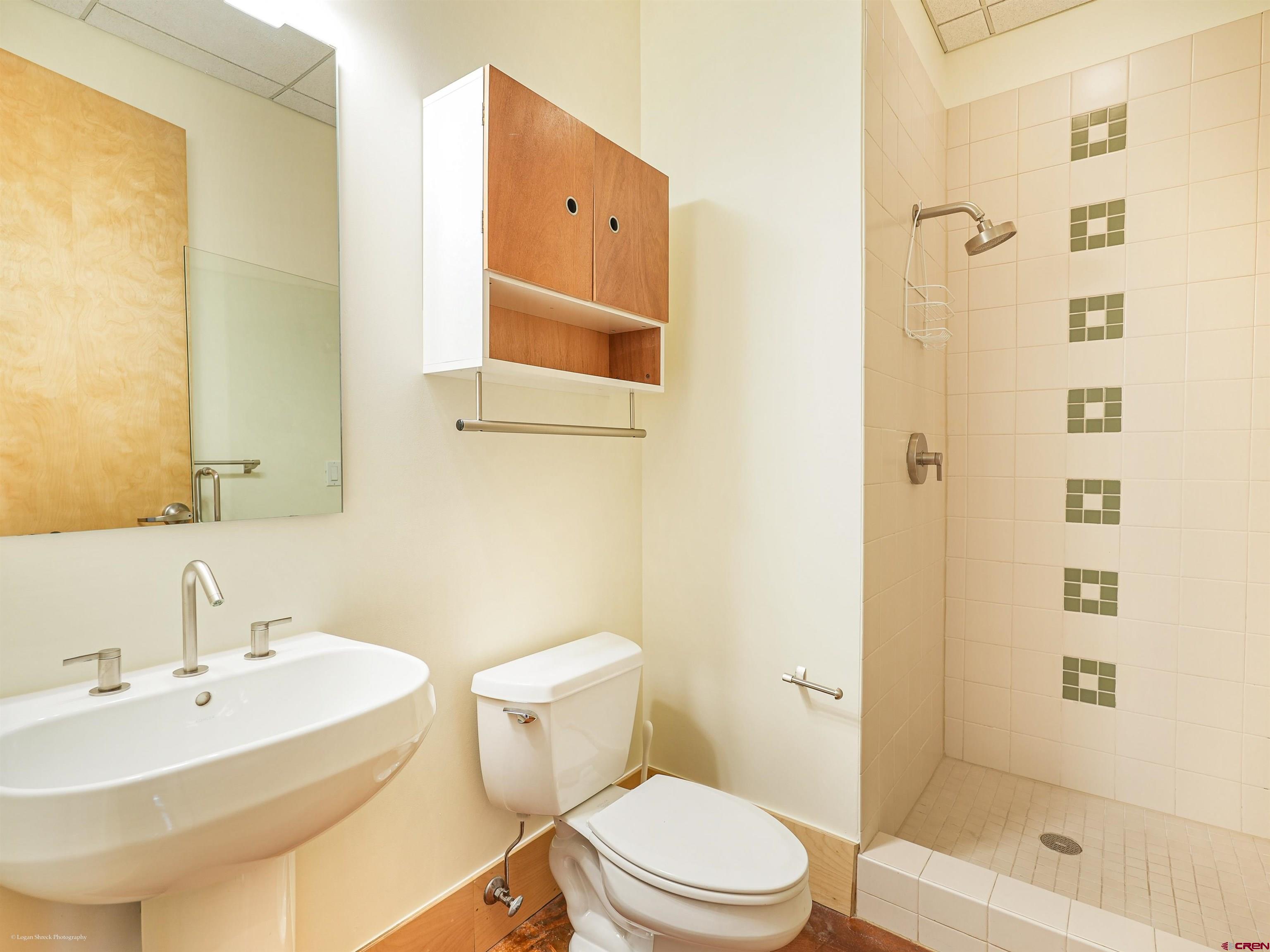 555 Rivergate Lane, Unit B2139 Durango, CO 81301 - Photo 26 of 32 a bathroom with a sink a toilet and shower