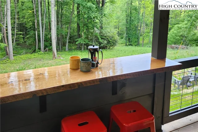 a outdoor living space with furniture