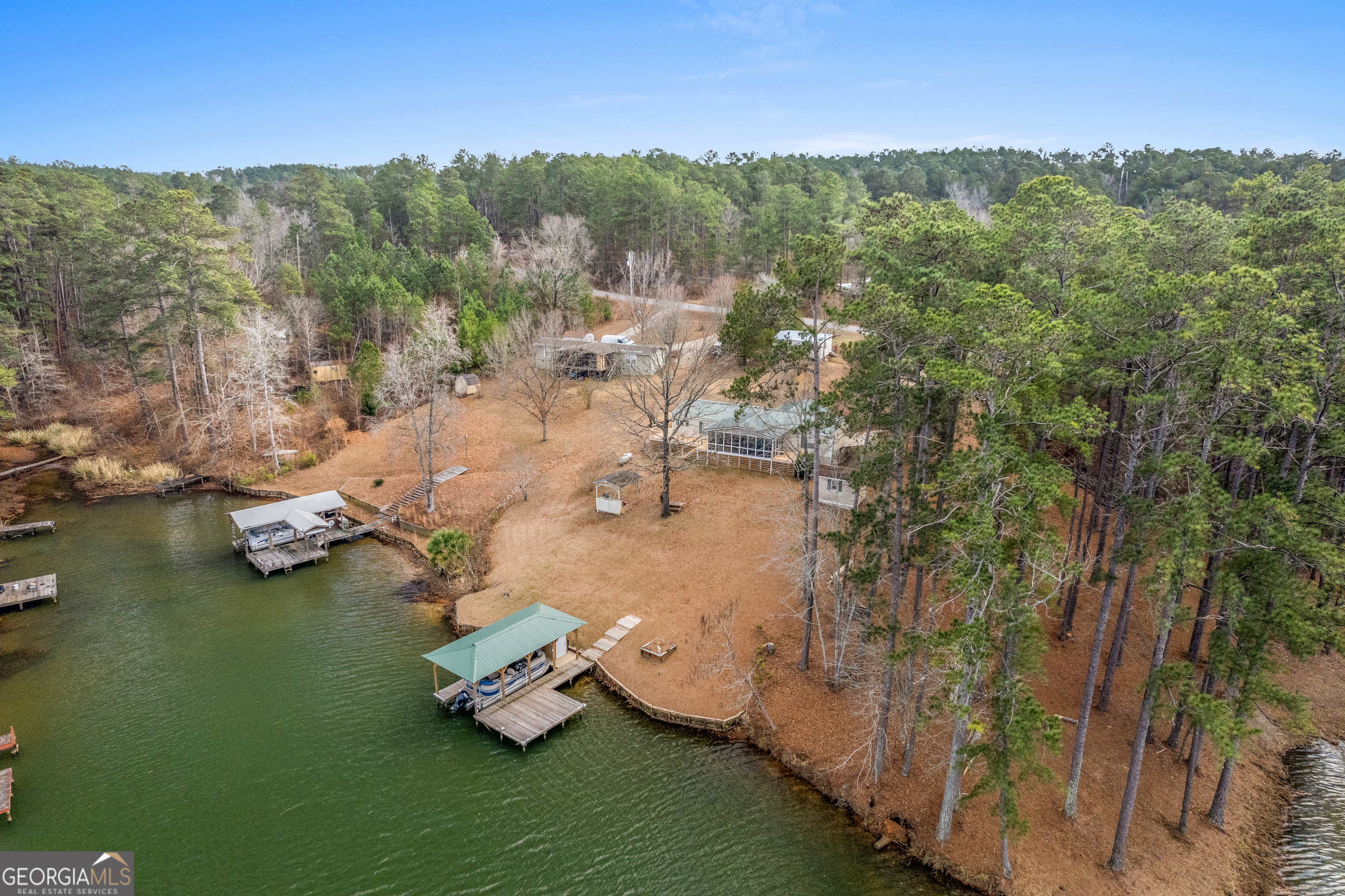 184 Brandywine Run Sparta, GA 31087 - Photo 5 of 72 an aerial view of a house with a yard