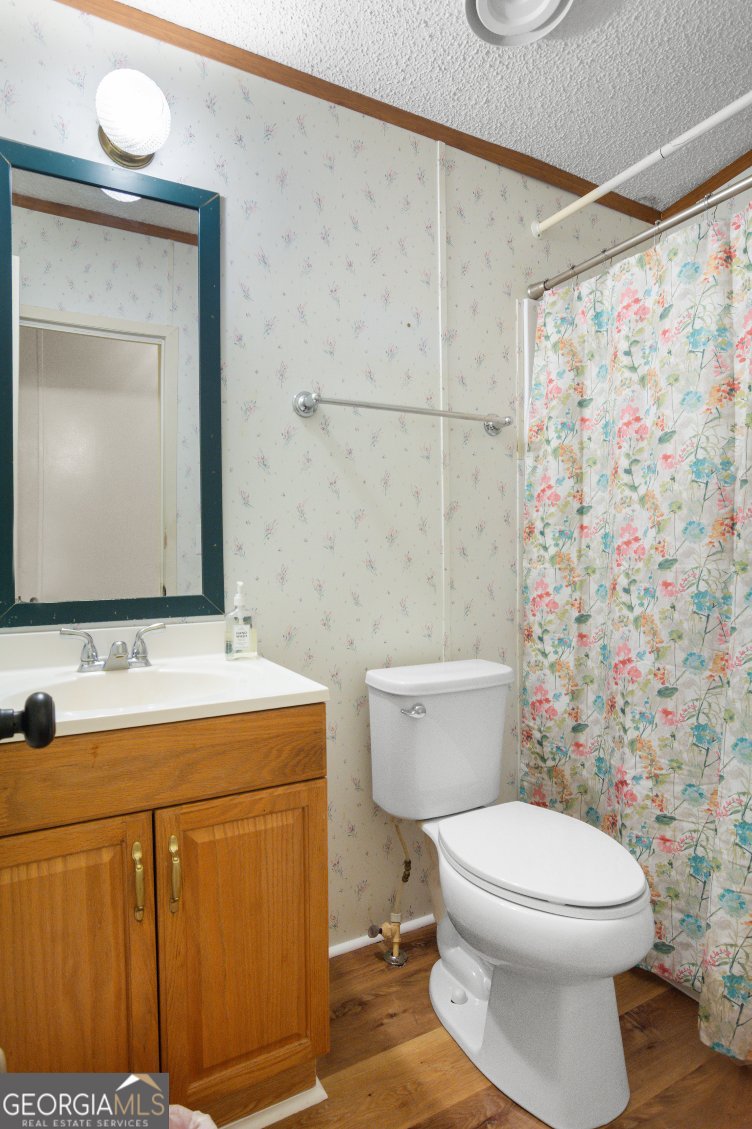 184 Brandywine Run Sparta, GA 31087 - Photo 56 of 72 a bathroom with a toilet sink and mirror