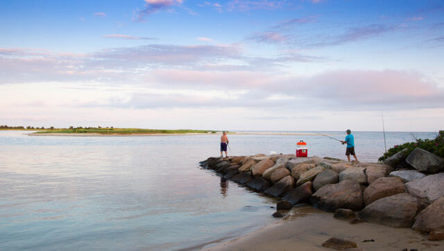 4701 Falmouth Road Cotuit, MA 02635 - Photo 35 of 39 a view of a terrace with outdoor seating