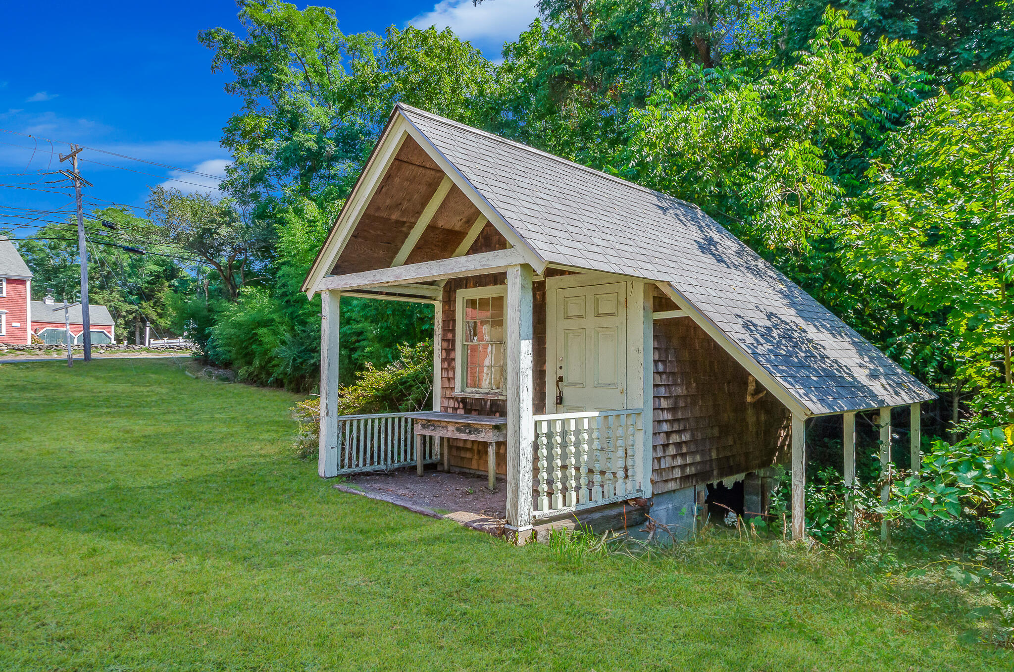 4701 Falmouth Road Cotuit, MA 02635 - Photo 5 of 39 a view of backyard with green space
