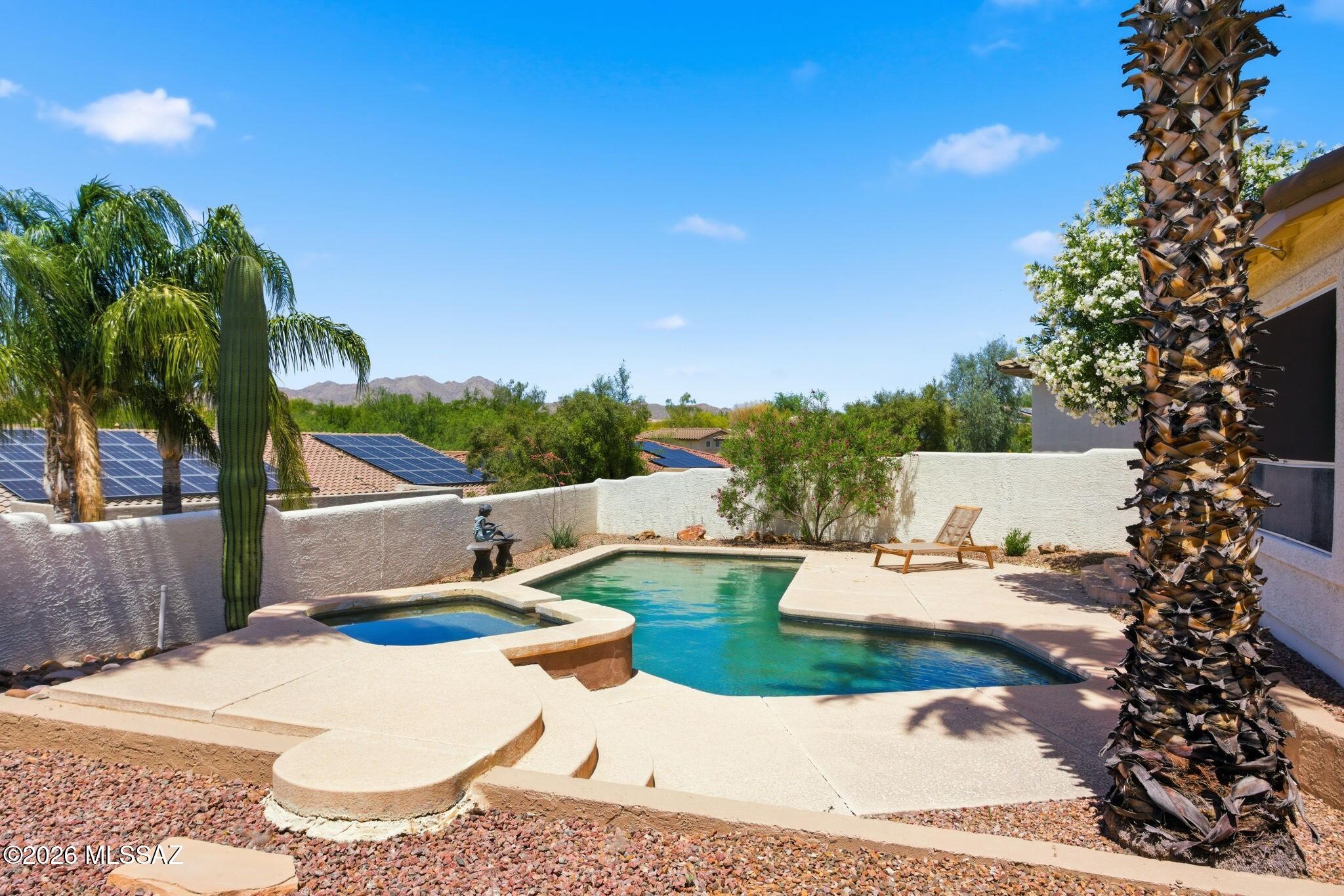 12641 North Rock Creek Road Oro Valley, AZ 85755 - Photo 39 of 48 Pool & Spa