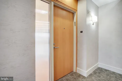 a view of a bathroom from a bathroom