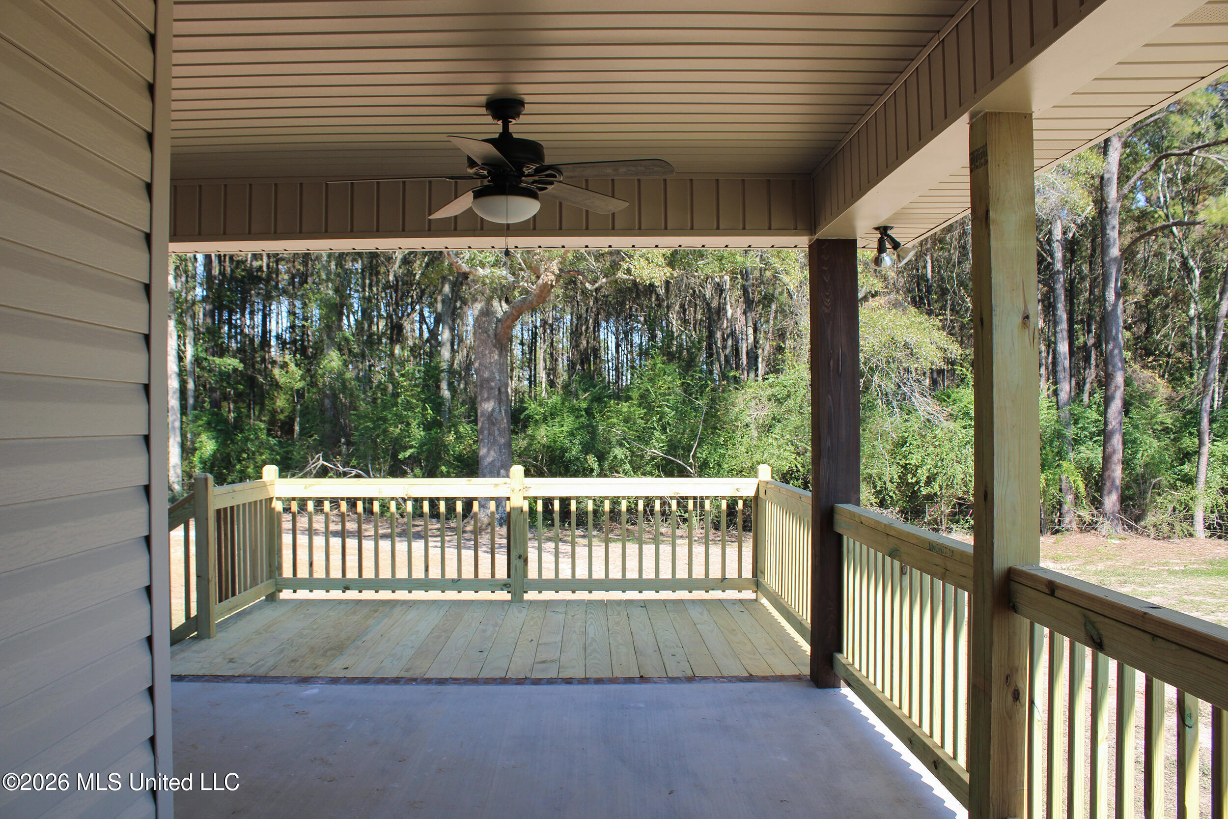 80 Meadow Breeze Road Sumrall, MS 39482 - Photo 25 of 30 25 Covered Back Porch