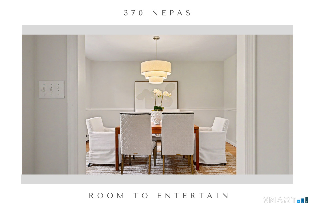 370 Nepas Road Fairfield, CT 06825 - Photo 5 of 32 a dining room view with a table and chairs