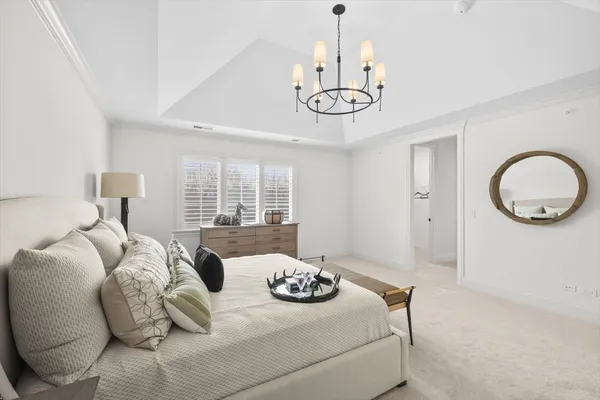 a view of a livingroom with furniture and window