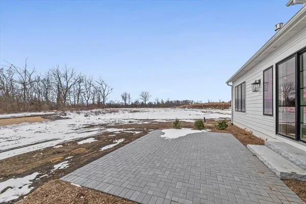 a view of a lake with outdoor space