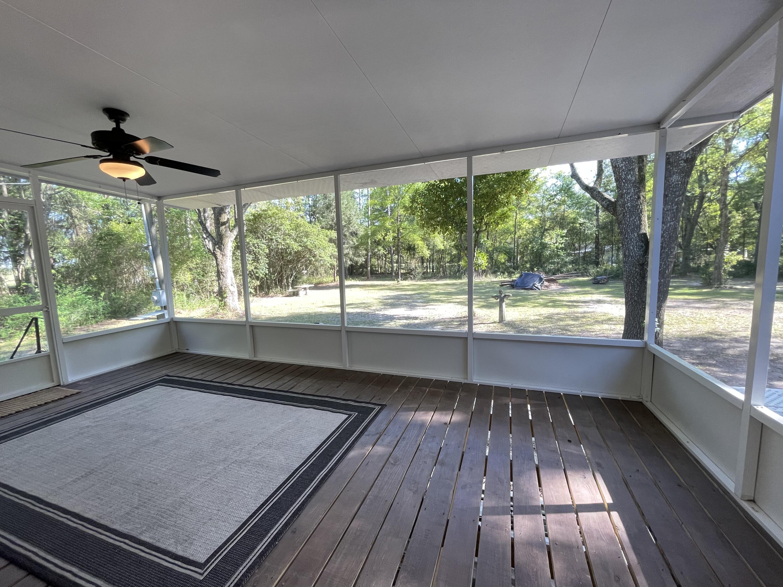 3124 County Road 252 Wellborn, FL 32094 - Photo 14 of 23 SCREENED PORCH OVERLOOKING BACKYARD